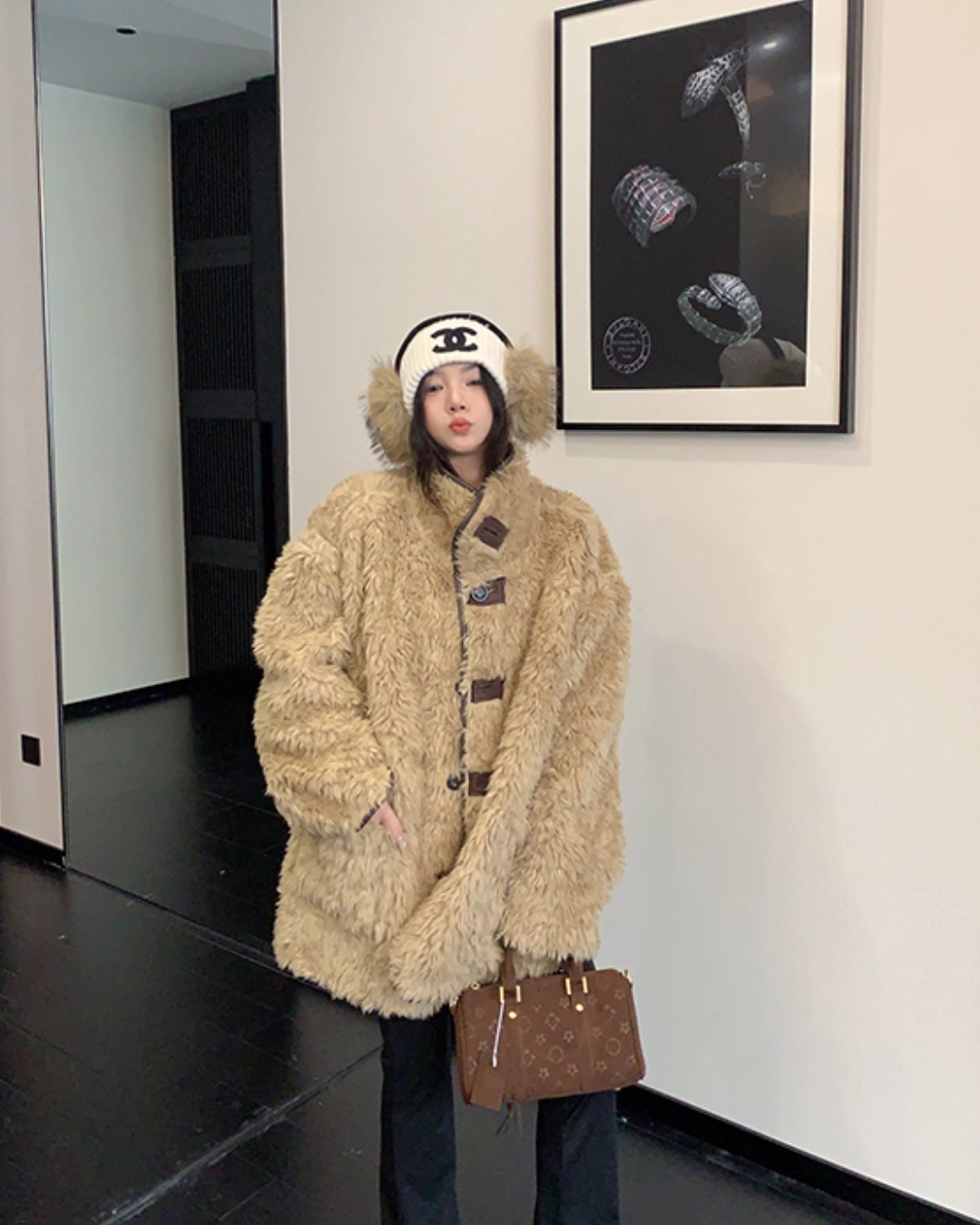 Boa Fleece Reversible Coat YLS1011