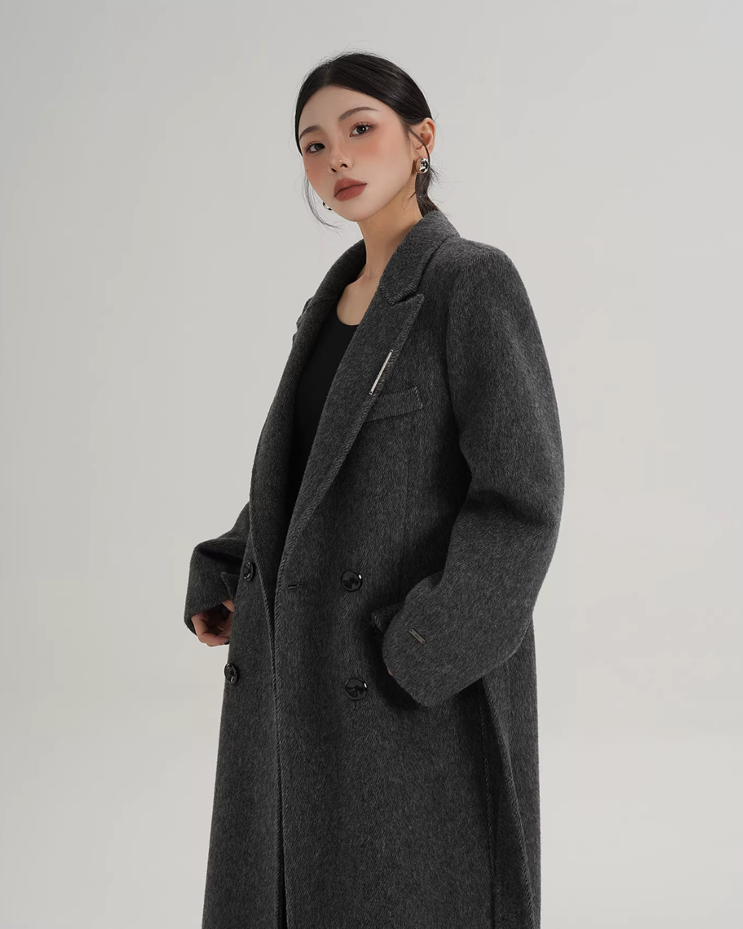 Mode Wool Long Coat SRS0404