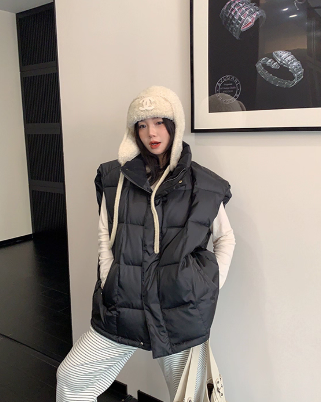 Stand Collar Down Vest YLS1006