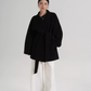 Mid Length Belted Wool Coat SRS0363