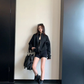 Rib-Knit Switch Zip-Up Blouson YLS1056