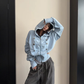 Napoleon-Style Zip-Up Hoodie YLS1071
