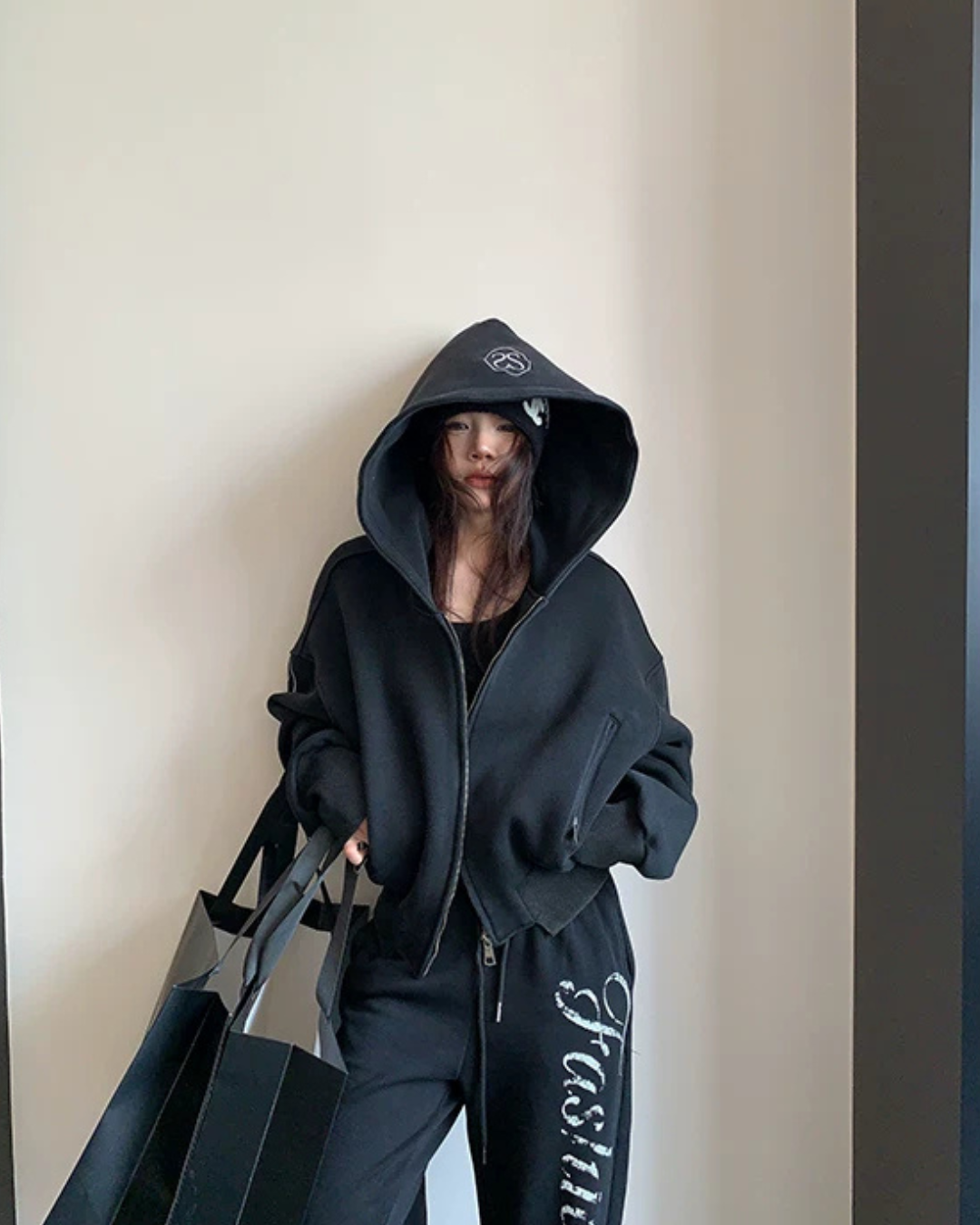 Back Logo Zip Hoodie YLS1036