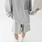 Loose Silhouette Long Sleeve Top / Wide Half Pants ACS0249