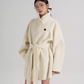 Stand Collar Mid-Length Coat SRS0355