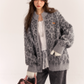 Leopard Print Knit Cardigan ASG0057