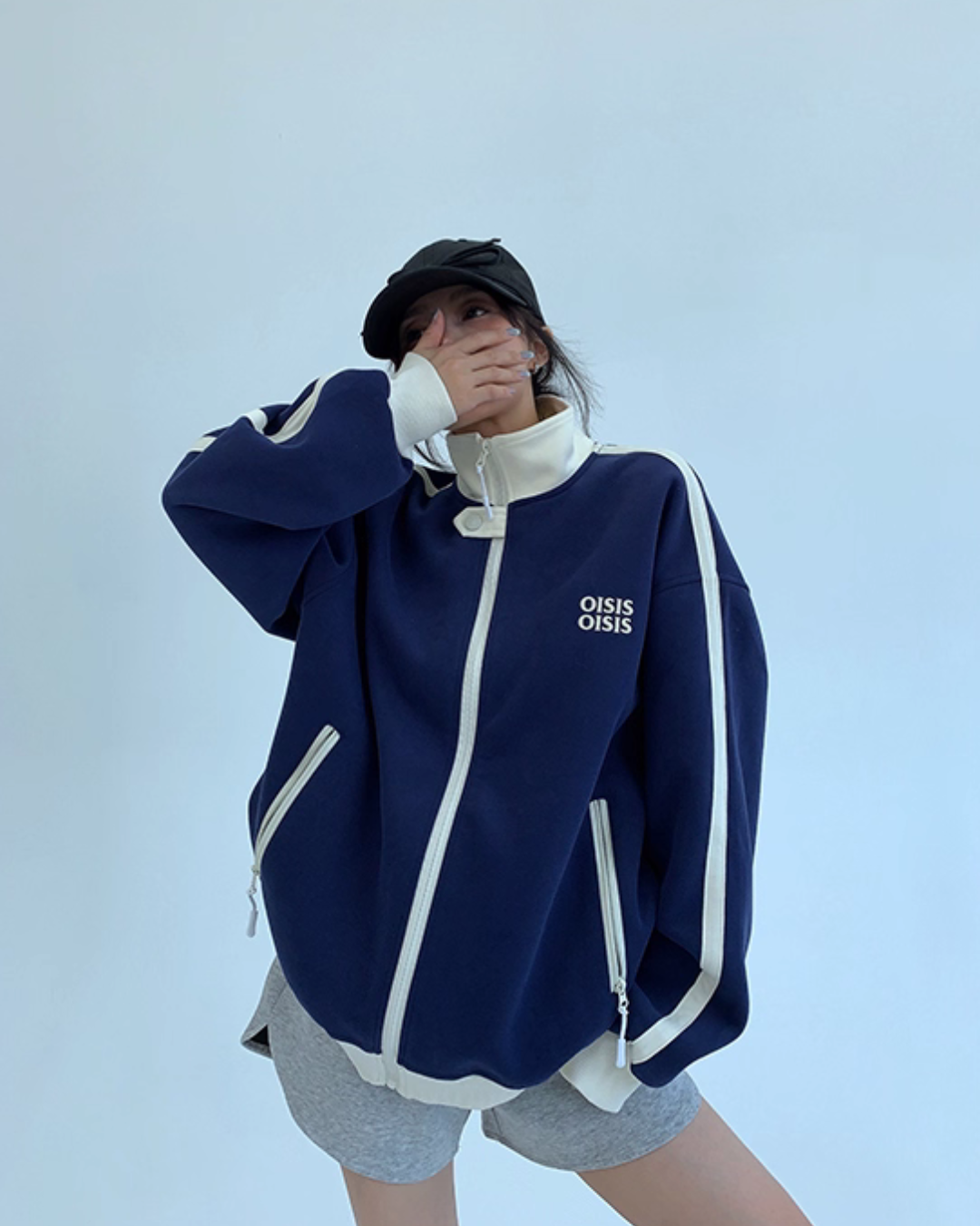 Stand Neck Track Jacket YLS0888