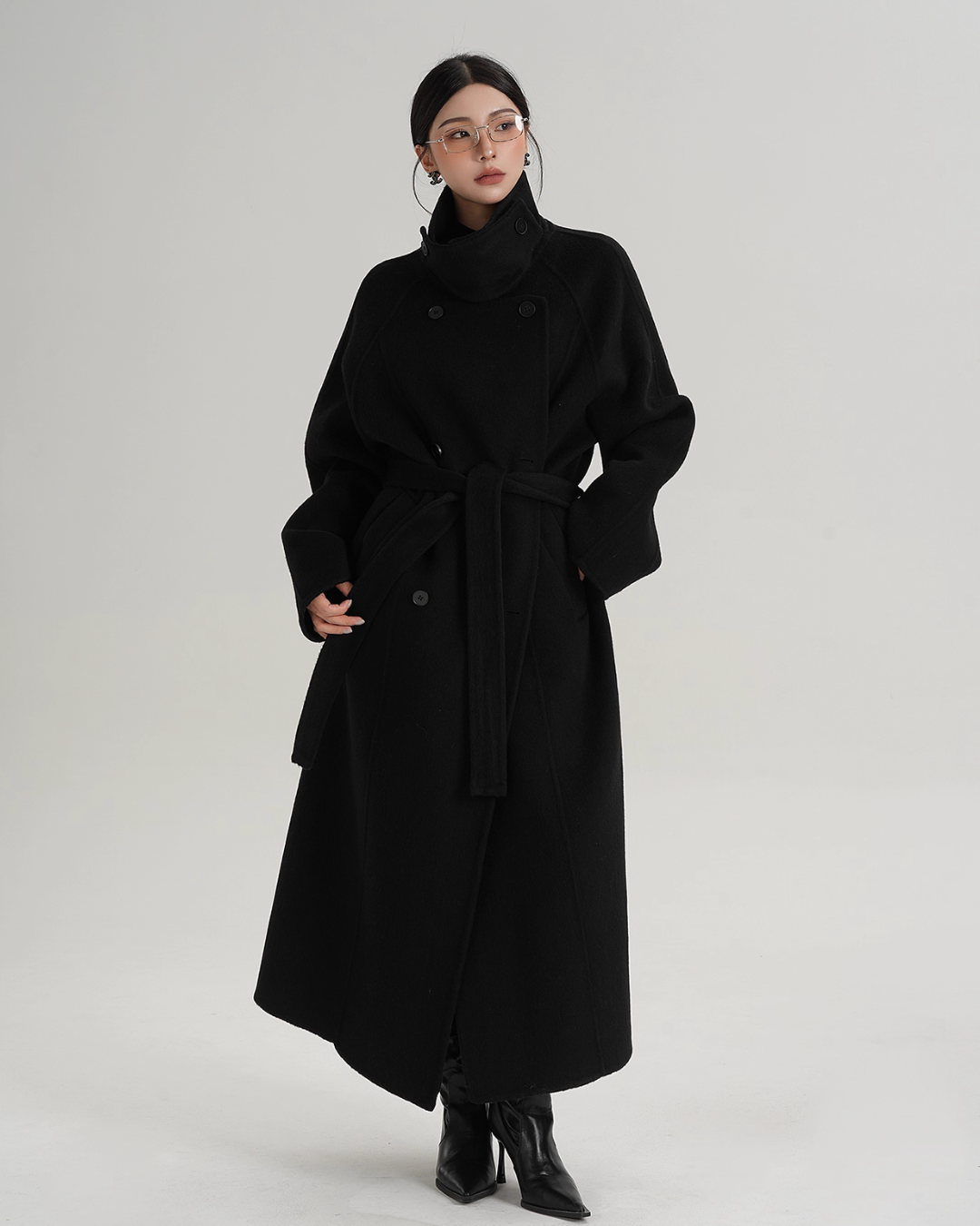 Elegant Long Wool Coat SRS0365