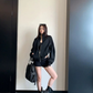 Rib-Knit Switch Zip-Up Blouson YLS1056