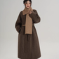 Scarf Design Long Wool Coat SRS0409