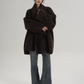 Collarless Wool Coat SRS0367