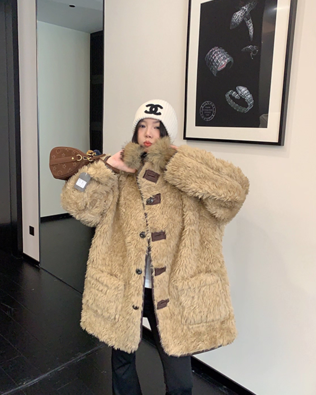 Boa Fleece Reversible Coat YLS1011