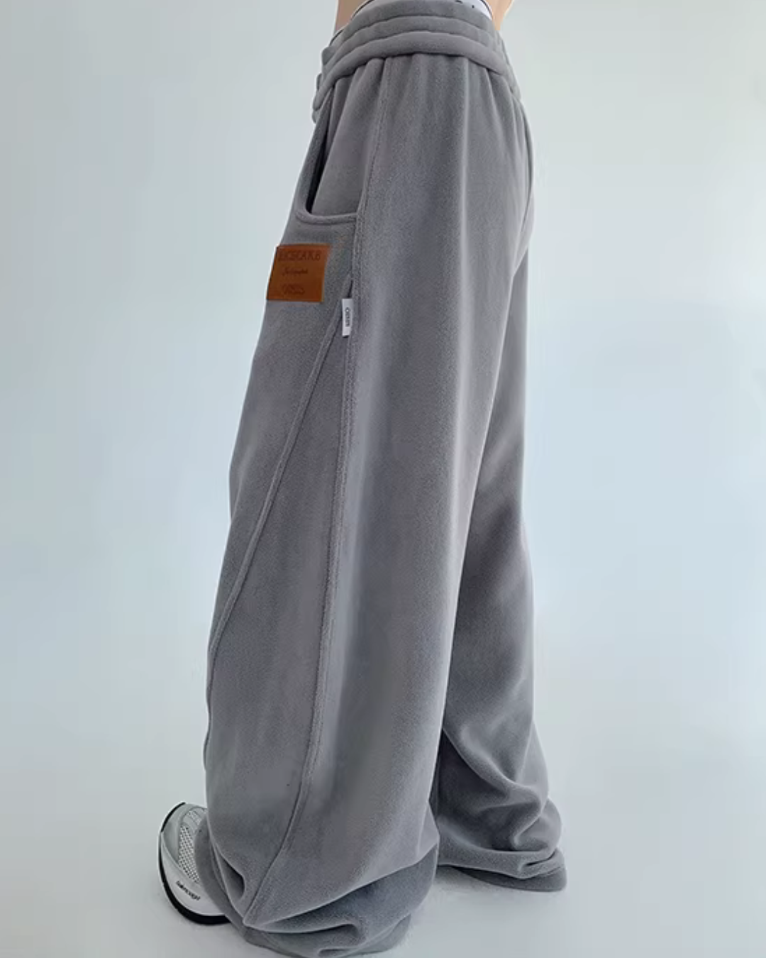 Fleece Zip-Up Hoodie / Fleece Wide Pants YLS1015