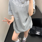 Pearl logo short sleeve T-shirt YLS0837