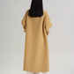 Scarf Collarless Coat SRS0412