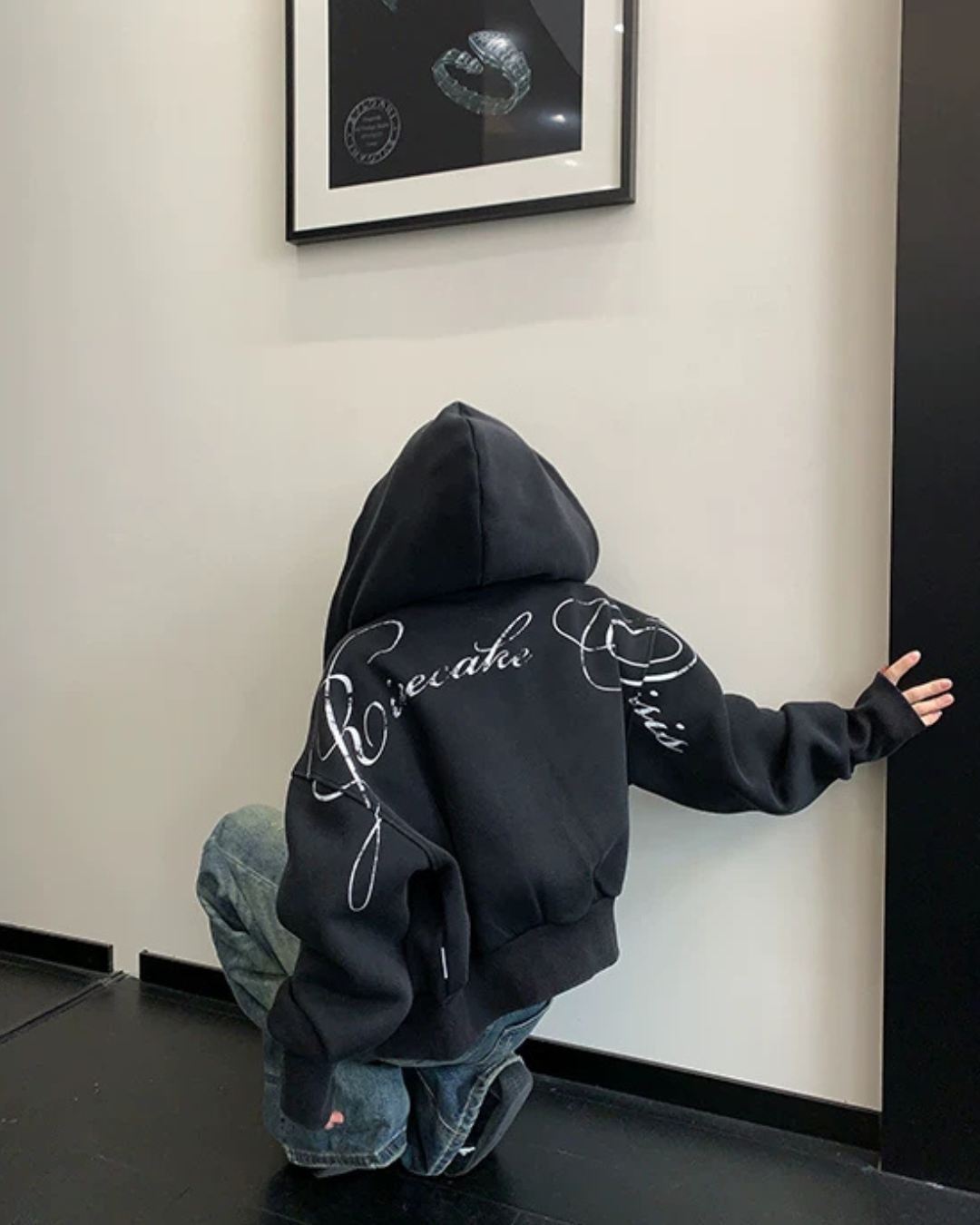 Back Logo Zip Hoodie YLS1036