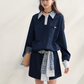 Paid Collar Polo Knit / Mini Skirt ASG0072