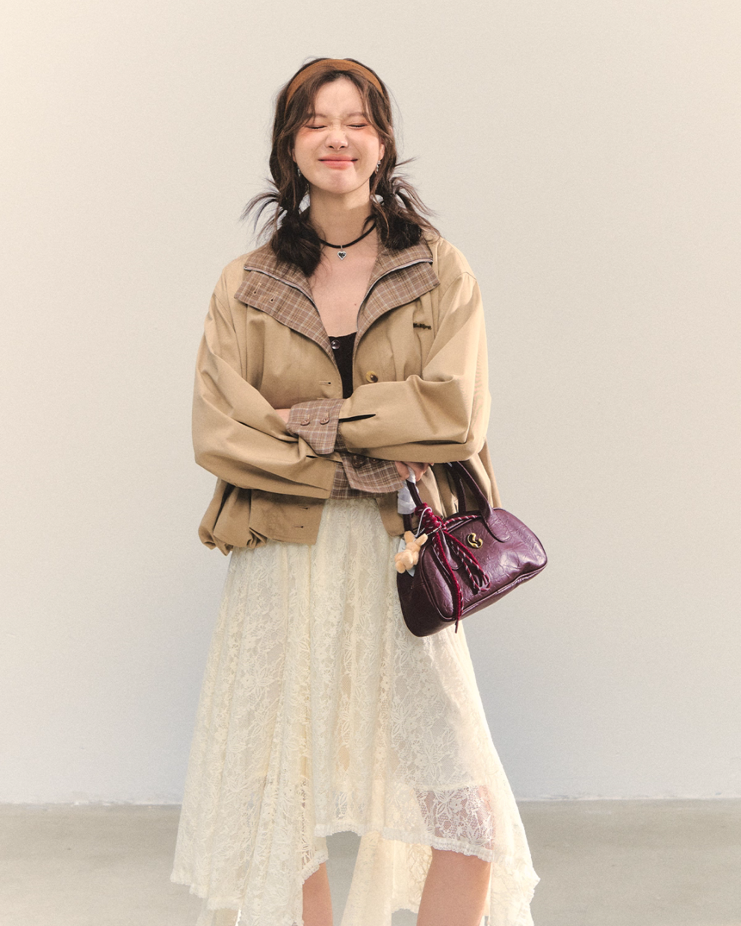 Retro Casual Khaki Jacket / Long-Sleeve Top ASG0052