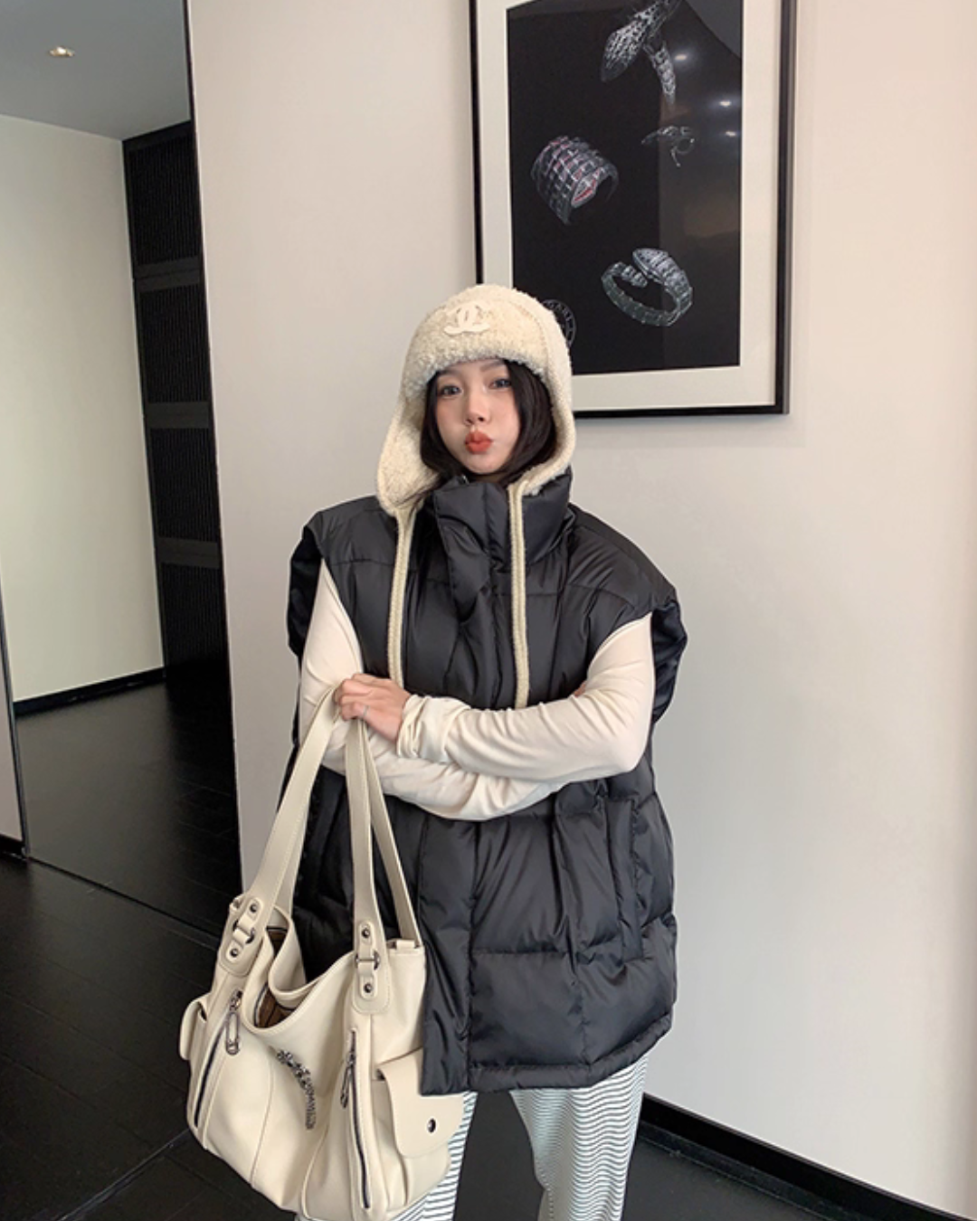 Stand Collar Down Vest YLS1006