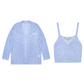 Loose Silhouette Knit Cardigan / Knit Camisole ASG0013
