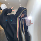Colorful Drawcord Zip-Up Hoodie YLS1075