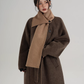 Scarf Design Long Wool Coat SRS0409