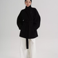 Mid Length Belted Wool Coat SRS0363