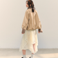 Retro Casual Khaki Jacket / Long-Sleeve Top ASG0052