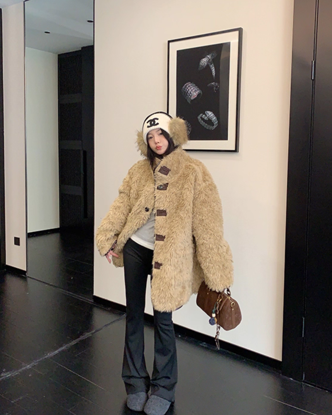 Boa Fleece Reversible Coat YLS1011