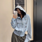 Napoleon-Style Zip-Up Hoodie YLS1071