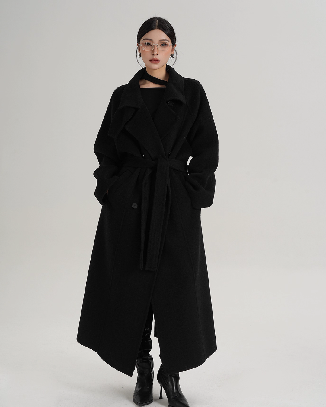 Elegant Long Wool Coat SRS0365