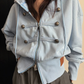 Napoleon-Style Zip-Up Hoodie YLS1071