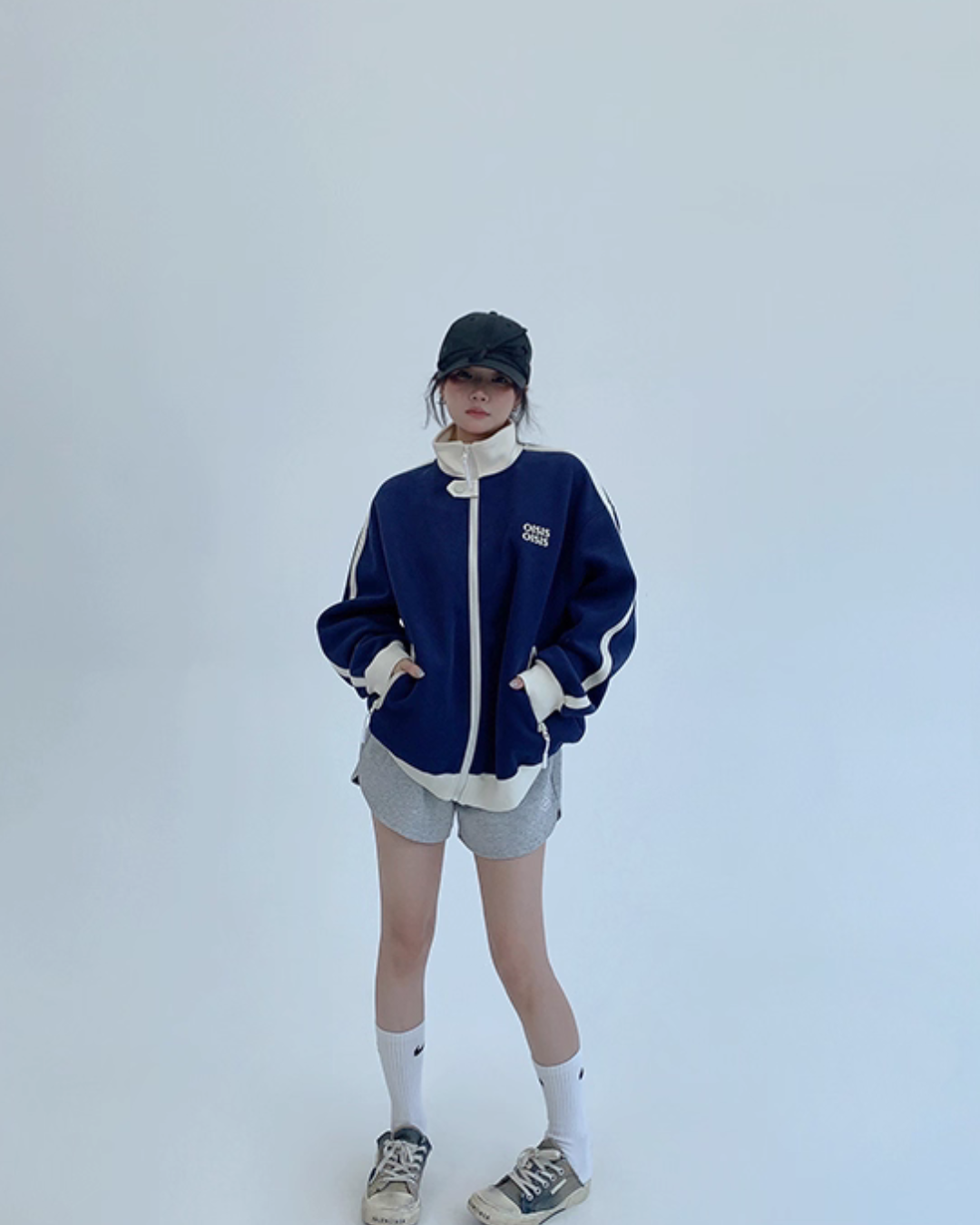 Stand Neck Track Jacket YLS0888