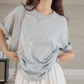 Cursive Logo Loose T-Shirt VNS0008