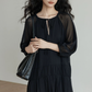 Feminine Tiered Long Dress VAS0197