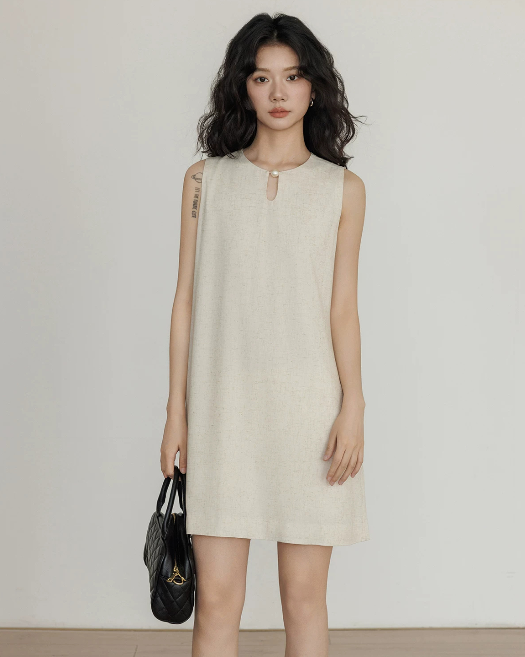 Sleeveless Tiered Mini Dress VAS0202