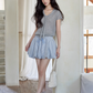French Sleeve Knit Top SMS0027