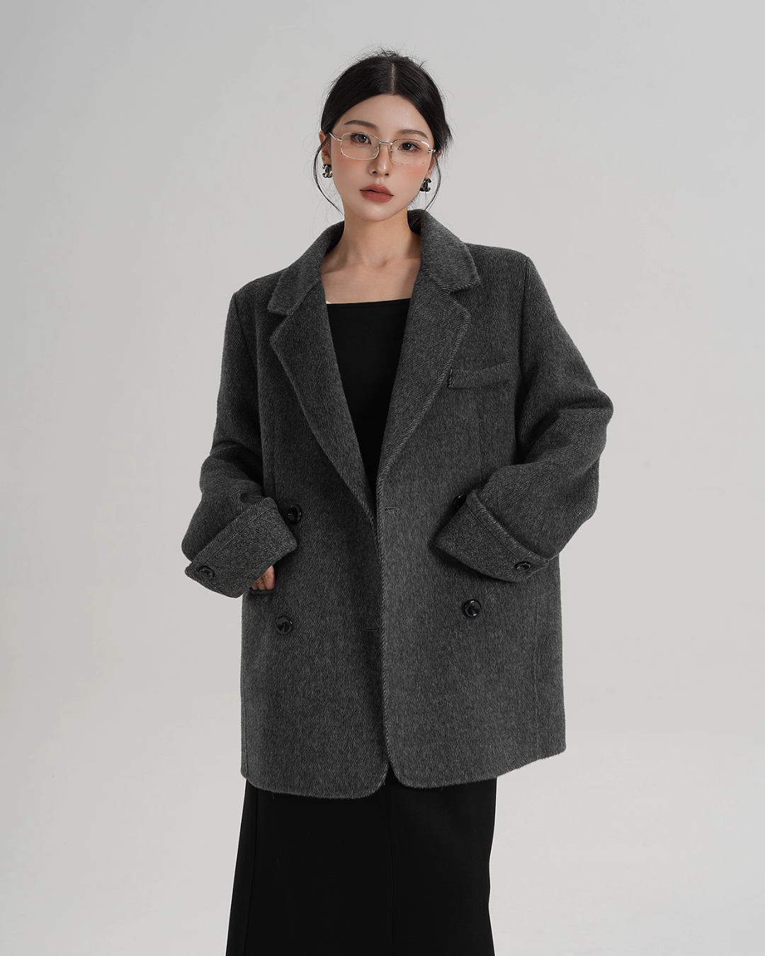 Back Sleeve Wool Blazer SRS0360