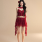 Chiffon Ruffle Tops / Chiffon Skirts LAS0019