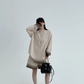 Gradient Loose Long Sleeve Top / Half Pants YLS0885