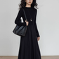 Mock Neck Top Docking Flare Skirt VAS0183