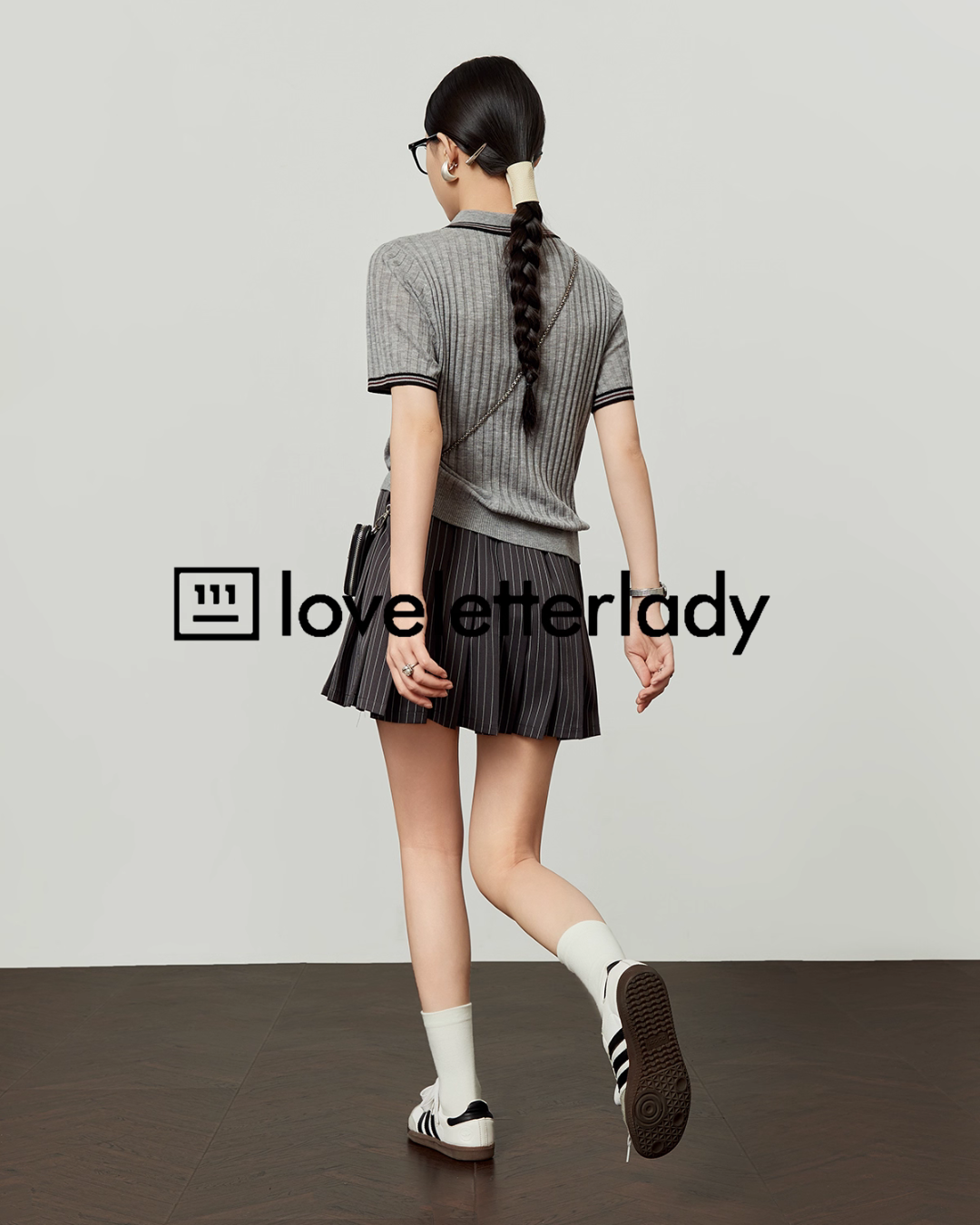 Polo Collar Knit Top LLA0489