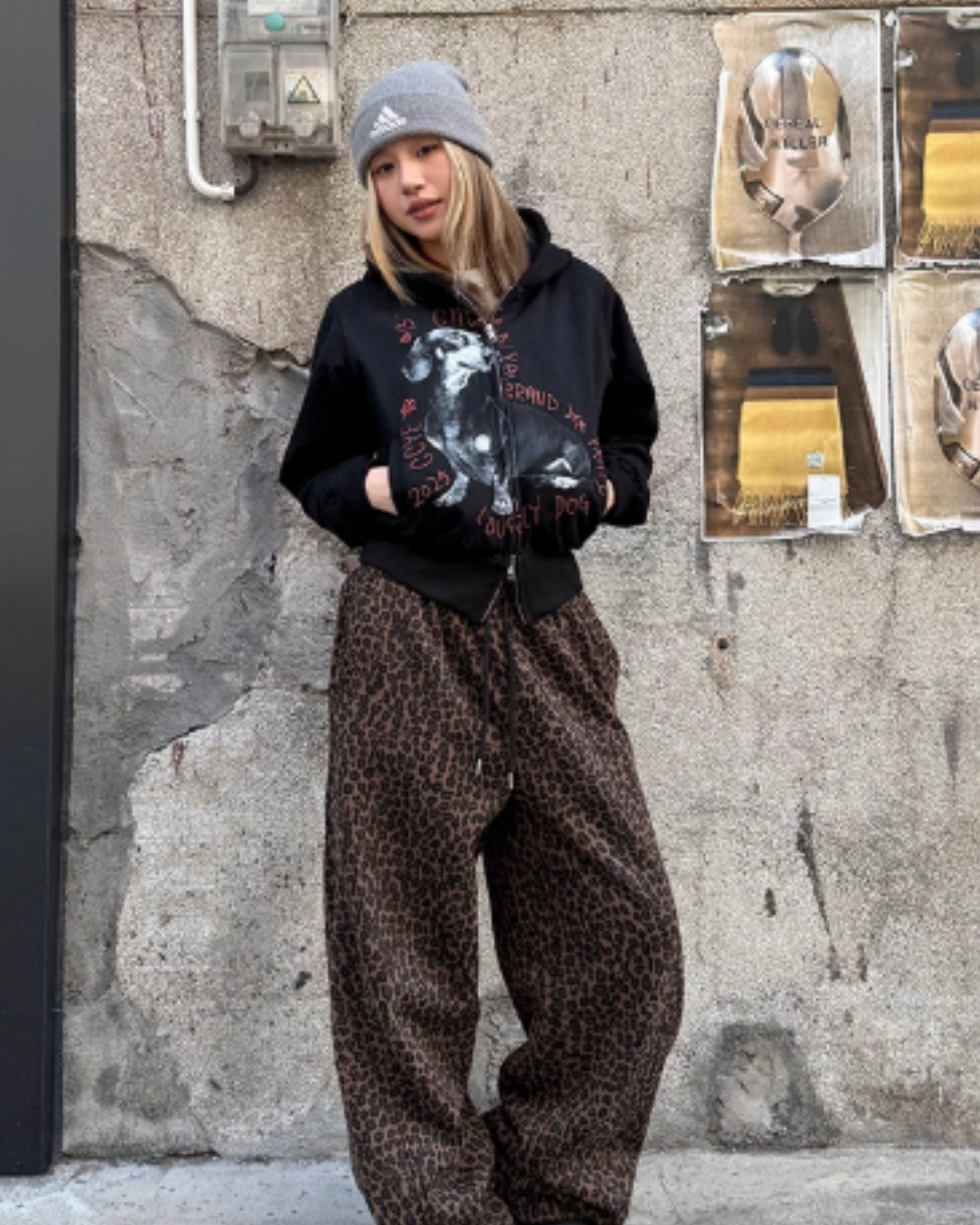 Leopard Print Wide Pants CYE0009