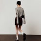 Star Round Neck Knit / A-line Mini Skirt LLA0539