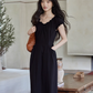 Puff Sleeve Long Dress SMS0023