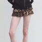 Leopard Print Tiered Shorts SPY0035