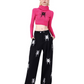 Cat Ears Cropped Slim Tops PPK0120