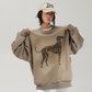 Oversized Lettering Sweatshirt ACS0383