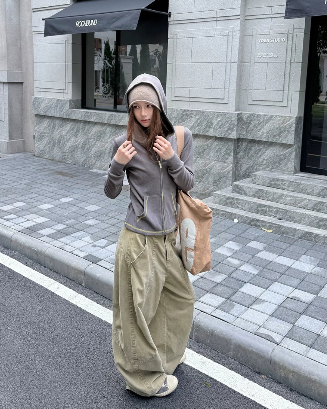 Rib Zip-Up Slim Hoodie WWP0014