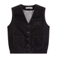 Vintage Flocked Denim Jacket / Vest / Bermuda Shorts / Tie BBK0002